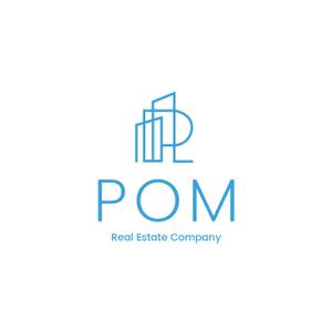 tokita yuki ideas (tokitamiroku)さんの不動産会社『POM』のロゴ作成への提案