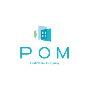 tokita yuki ideas (tokitamiroku)さんの不動産会社『POM』のロゴ作成への提案