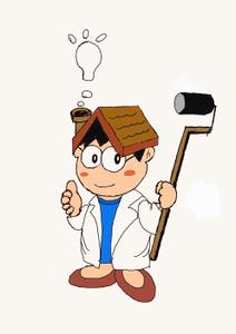 kizuna (kizuna6811)さんの屋根工事店のキャラクター作成への提案