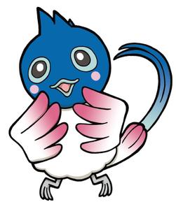 ひなた　しょうこ (shoko150)さんの歯科医院のロゴの色調と「サンコウチョウ」に似せたキャラクターへの提案