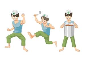 ユミオカ (irokikaze)さんの給食会社の社長をイメージしたキャラクターへの提案