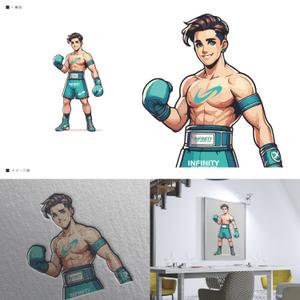 ZAKI DESIGN (taka47600927)さんのキックボクシングジムのシンボルになるキャラクターへの提案