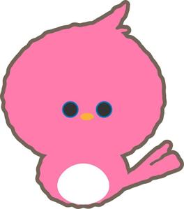 inoyan09さんの歯科医院のロゴの色調と「サンコウチョウ」に似せたキャラクターへの提案