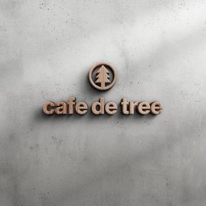 aoki design (aucuba_h8)さんのカフェ「cafe de tree」のロゴへの提案