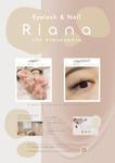 Bedy (dhd_office)さんのアイラッシュ＆ネイルサロン「Riana」の店頭ポスターデザインへの提案