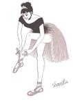 Bedy (dhd_office)さんの[バレエ]をテーマにしたグッズ用イラストへの提案