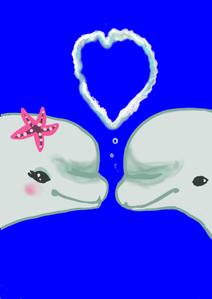 Bedy (dhd_office)さんの海の生物　カメ　イルカ　クジラ　サメ　夫婦キャラクターへの提案