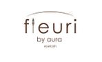 Bedy (dhd_office)さんのアイラッシュサロン「fleuri by aura」のロゴへの提案