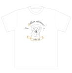 y_hat (y_hat1202)さんのゴールデンレトリバーのTシャツデザインへの提案