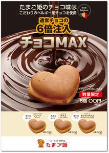 STUDIO_SATSUKI (studiosatsuki)さんのベビーカステラ専門店たまご姫（新商品チョコMAX）のA1ポスターデータ作成依頼への提案
