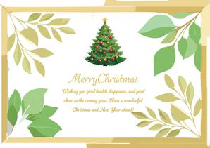 でじるみ札幌厚別 (dejilumi_atubetu)さんの【クリスマスカード作成】 健康食品会社　プレゼント用クリスマスカードA6両面への提案
