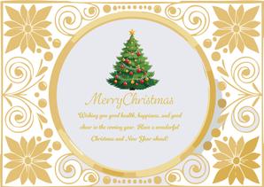 でじるみ札幌厚別 (dejilumi_atubetu)さんの【クリスマスカード作成】 健康食品会社　プレゼント用クリスマスカードA6両面への提案