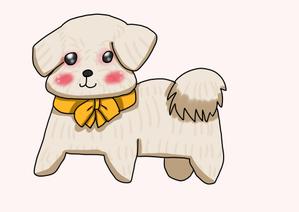 でじるみ札幌厚別 (dejilumi_atubetu)さんの舞台装飾に使用する犬のイラストへの提案