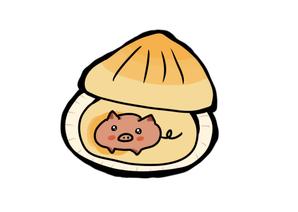 でじるみ札幌厚別 (dejilumi_atubetu)さんのまつやま帆立豚骨ラーメン　一誠のキャラクターへの提案