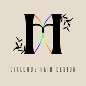 FUKUREI (reref)さんの理容室「dialogue hair design」のロゴへの提案