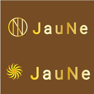 こびとワイン (kobitowain)さんのアパレルブランド 「JauNe」のロゴへの提案