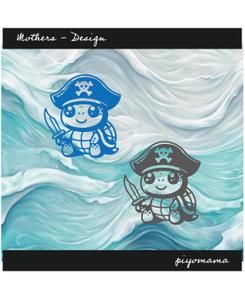 Mothers_Design_ぴよまま (mothers-design_piyomama)さんの海の生物　カメ　イルカ　クジラ　サメ　夫婦キャラクターへの提案