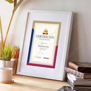 MARE design｜マーレ (MARE_design)さんの医師向けのCertification(認定証)のデザインへの提案