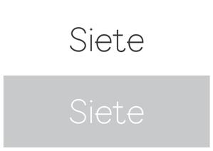 Yuyake (Mine_h)さんの美容室「Siete」のロゴへの提案