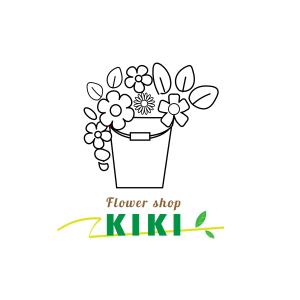 ベトナムのスイカ＜S1＞ (S1Sarky)さんのフラワーショップ「KIKI」のロゴへの提案