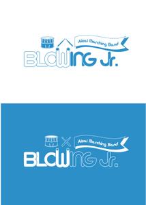 MERRIMENCE (m0cchichii)さんの愛西マーチングバンドBLOWING Jr.Ｔシャツのバックデザインへの提案