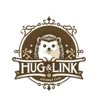 杉本和久 (kaijin777)さんのアニマルカフェ「Hug＆Link」のロゴへの提案