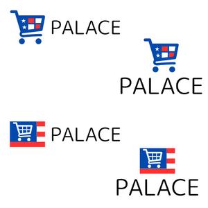 Mizz-Office  (Mizz-Office)さんの大手アメリカスーパーの商品を取り扱う「株式会社PALACE」のロゴへの提案