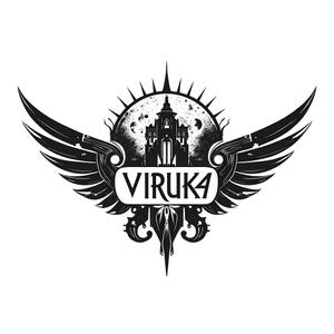 電子画像生成者 (binbin_yea)さんの新店舗スナック『VIRUKA』のロゴへの提案