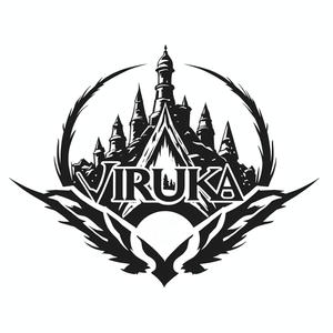 電子画像生成者 (binbin_yea)さんの新店舗スナック『VIRUKA』のロゴへの提案