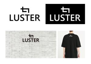 oonodesign (oonodesign)さんのアパレルブランド「LUSTER」(ラスター)のシンボルマーク付きロゴへの提案