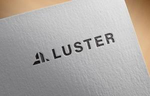 MONO (designlance)さんのアパレルブランド「LUSTER」(ラスター)のシンボルマーク付きロゴへの提案
