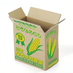 rubato_design (rubato_design)さんのトウモロコシ発送用ダンボールのデザインへの提案