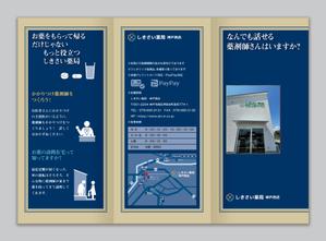 永野 武宏 (NAGANO_TAKEHIRO)さんの薬局の店舗案内パンフレットへの提案