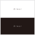 さんかくデザイン (sankaku_ataru)さんの美容室【Aimer】の店舗ロゴへの提案