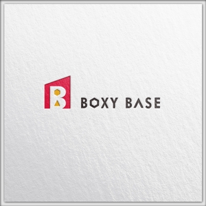 さんかくデザイン (sankaku_ataru)さんのガレージ、小規模倉庫（BOXY BASE）のロゴへの提案