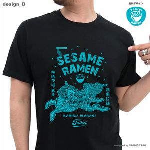 STUDIO ZEAK  (omoidefz750)さんのラーメン　Tシャツ　デザインへの提案