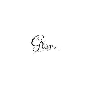 植田茉奈美 (Ueda1103)さんの美容室「glam」のロゴへの提案