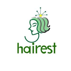 木下 恭子 (3i1or9)さんの美容室新ブランド【hairest（ヘアレスト）】ロゴデザインへの提案