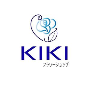 木下 恭子 (3i1or9)さんのフラワーショップ「KIKI」のロゴへの提案
