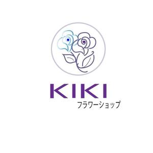 木下 恭子 (3i1or9)さんのフラワーショップ「KIKI」のロゴへの提案