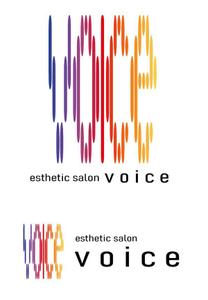 まよ (mayo_gin)さんのエステサロン「voice」のロゴへの提案