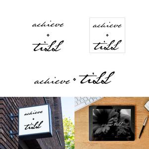 N.design@nagai (nagai_Ndesign)さんの美容室「achieve till」のロゴ制作依頼＋記念エコバッグロゴ制作依頼への提案