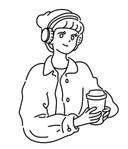 株式会社ＭＤＳ (MDS_st100)さんの座ってる人の「線画」イラスト作成への提案