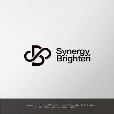 有限会社クロノス (kazTanaka)さんのAI画像処理自動化システム会社「シナジーブライトン(Synergy & Brighten)」のロゴへの提案