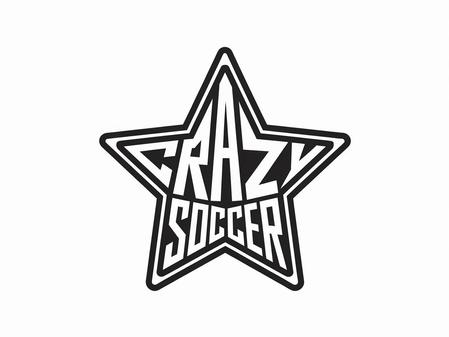 NAVNEET SINGH (HANAVI)さんのサッカー系アパレルブランド『craZy soccer』星型ロゴの進化系デザインの募集への提案