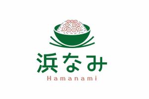 NAVNEET SINGH (HANAVI)さんの名古屋市内、百貨店、デパ地下、和惣菜、弁当、屋号「浜なみ」のロゴへの提案