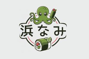 NAVNEET SINGH (HANAVI)さんの名古屋市内、百貨店、デパ地下、和惣菜、弁当、屋号「浜なみ」のロゴへの提案