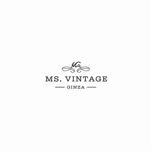 NAVNEET SINGH (HANAVI)さんの中古ラグジュアリーブランドショップ「Ms.Vintage」のロゴ制作への提案