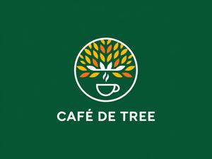 NAVNEET SINGH (HANAVI)さんのカフェ「cafe de tree」のロゴへの提案