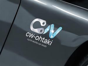 NAVNEET SINGH (HANAVI)さんの自転車とカーウォッシュを統合した「CW-OHTAKI」ロゴ募集！への提案